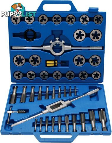 BGS Germany 45-pieces Trade Quality Imperial Tap and Die Set SAE Tungsten Steel