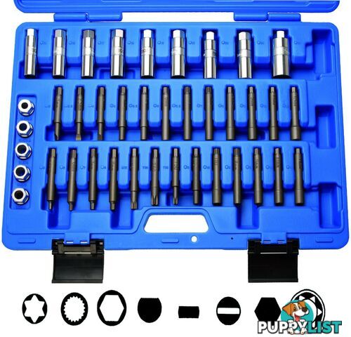 BGS Germany 39-pcs Suspension Socket Set Bit Strut Shock Absorber Torx Slot Tool