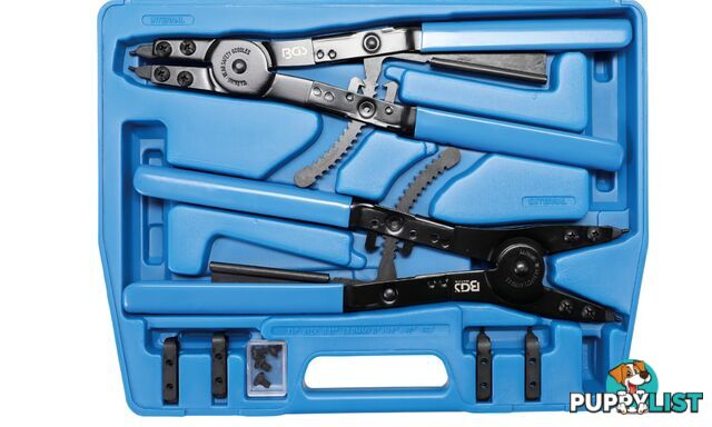 BGS Germany Heavy Duty Machinery Agriculture Truck Circlip Ratchet Pliers Set