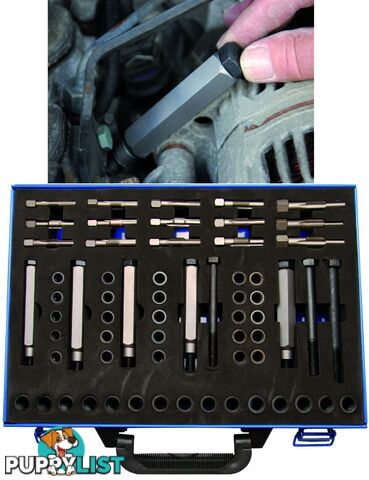 BGS Germany Diesel Glow Plug Thread Repair Kit Tap M8x1 M9x1 M10x1 M10x1.25 M12