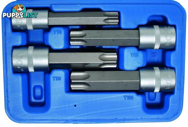 BGS Germany 1/2" Drive BMW AUDI FORD MAN Cylinder Head Torx T70-T100 Socket Set