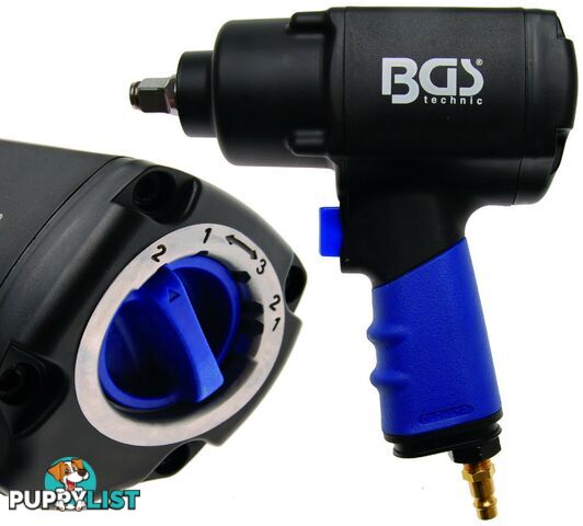 BGS Germany Most Powerfull 1/2" Drive Air Impact Driver Wrench Rattle Gun 1355Nm