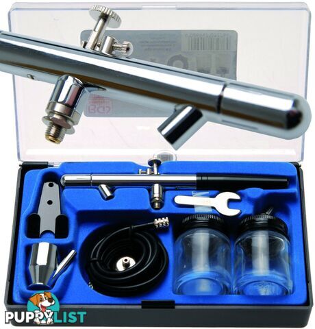 BGS Germany 1/4" Air Brush Tools Set Professional Artist Guarantee Quality Cased