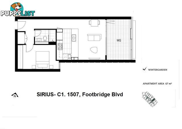 C1.503, C1.1001, C1.1213, C1.1/SIRIUS Footbridge Blvd WENTWORTH POINT NSW 2127