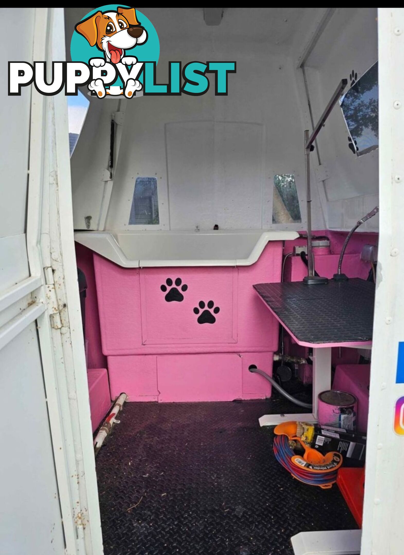 Dog Grooming Trailer