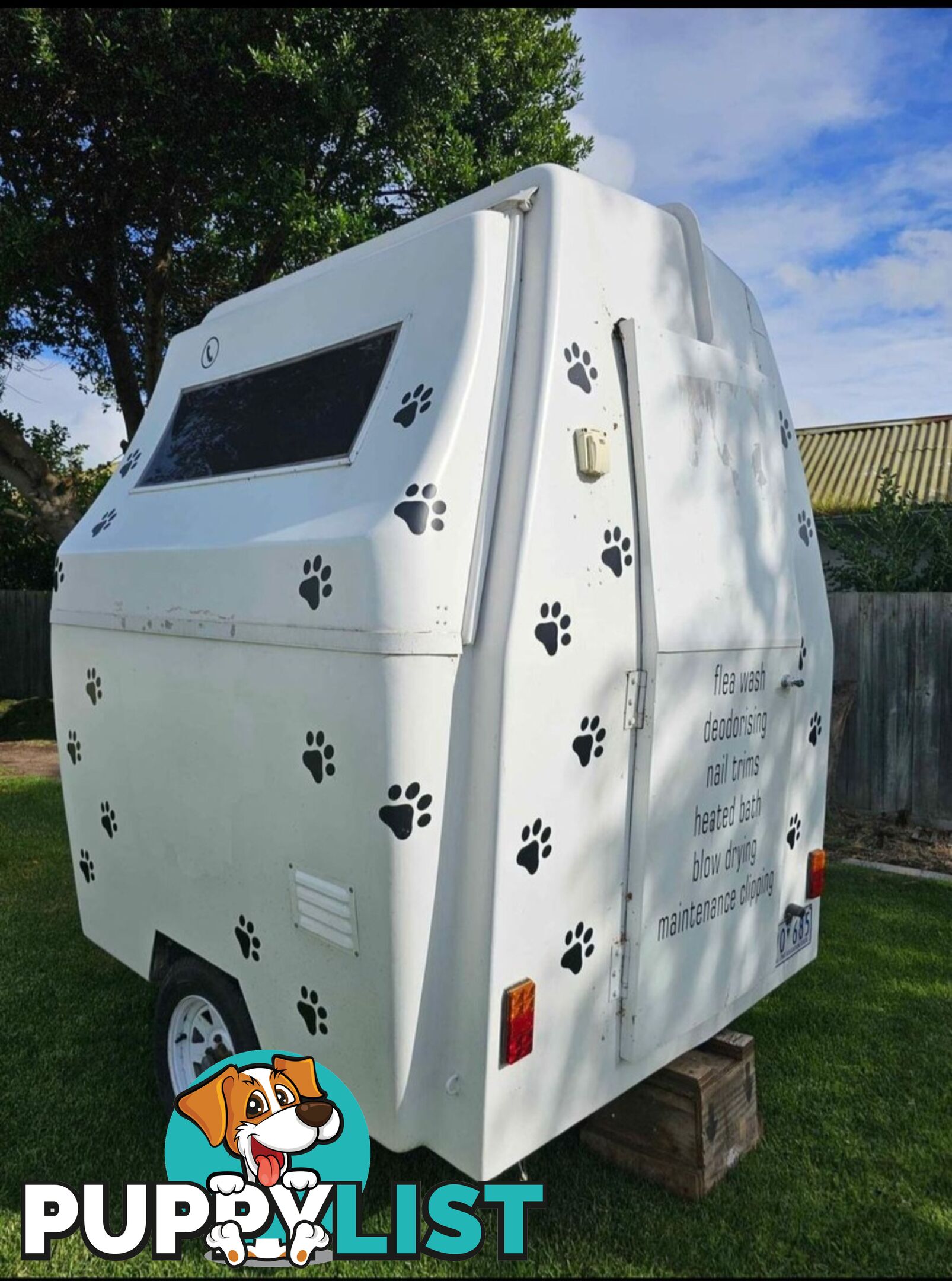 Dog Grooming Trailer