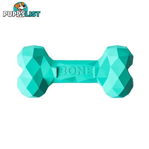 Chew Chew Medium Aqua Rubber Bone