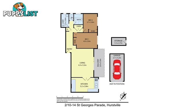 2/10-14 St Georges Pde HURSTVILLE NSW 2220