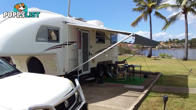 Travelhome Macquarie 25foot 5th Wheeler and Rodeo Twin Cab as a Package