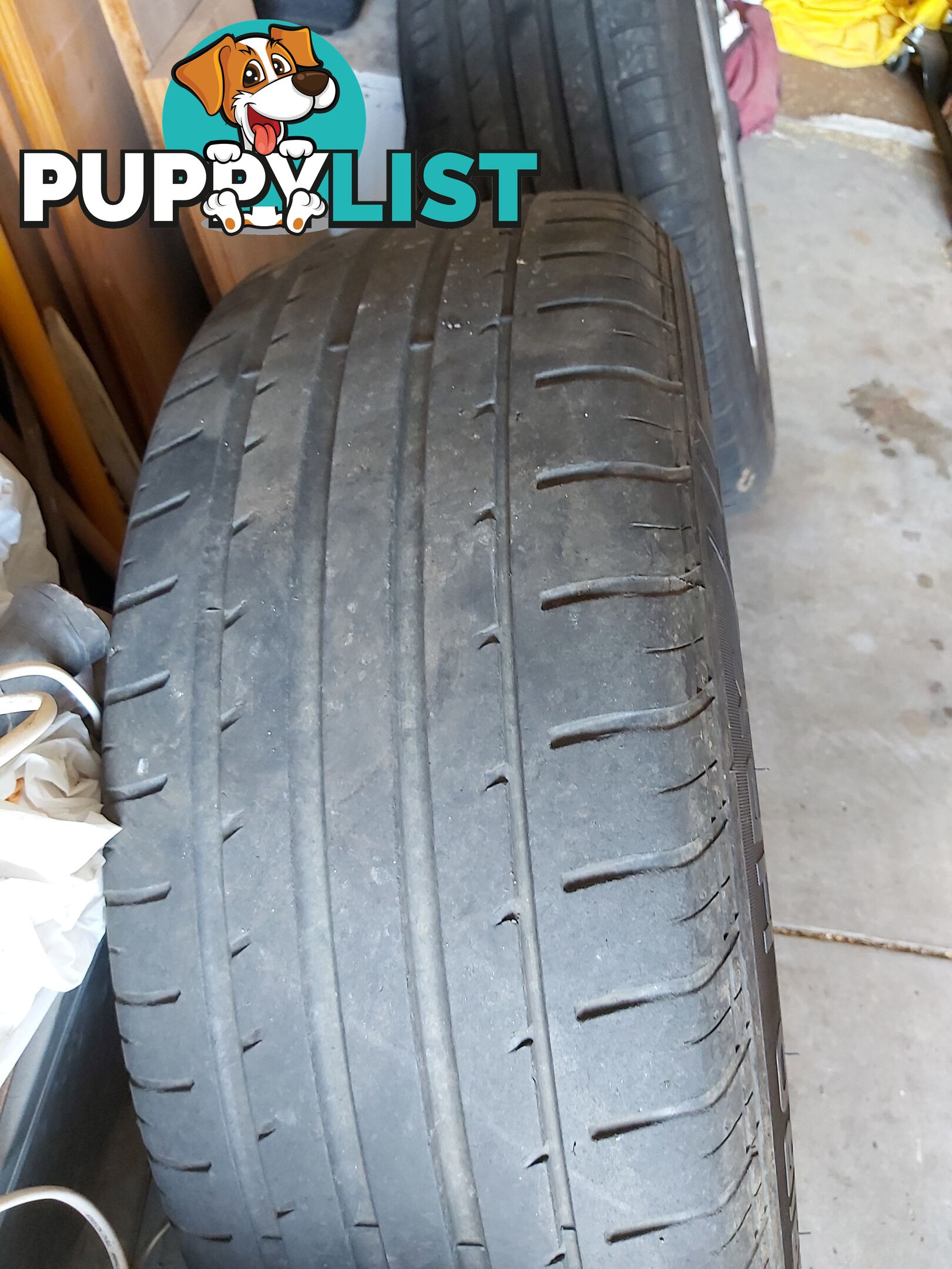 lenso 18in 115x5 wrapped in Gt champiro HP Y 235/60 R18 107V Xl Tires In excellent condition