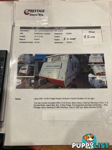 2001 Jayco Eagle