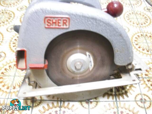 .SHER TIMBERMASTER POWER SAW MODEL 750 MADE IN AUSTRALIA