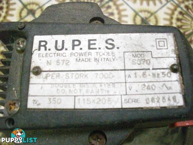 ..Rupes SSPF Electric Sander MADE IN ITALY pickup clayton 3168