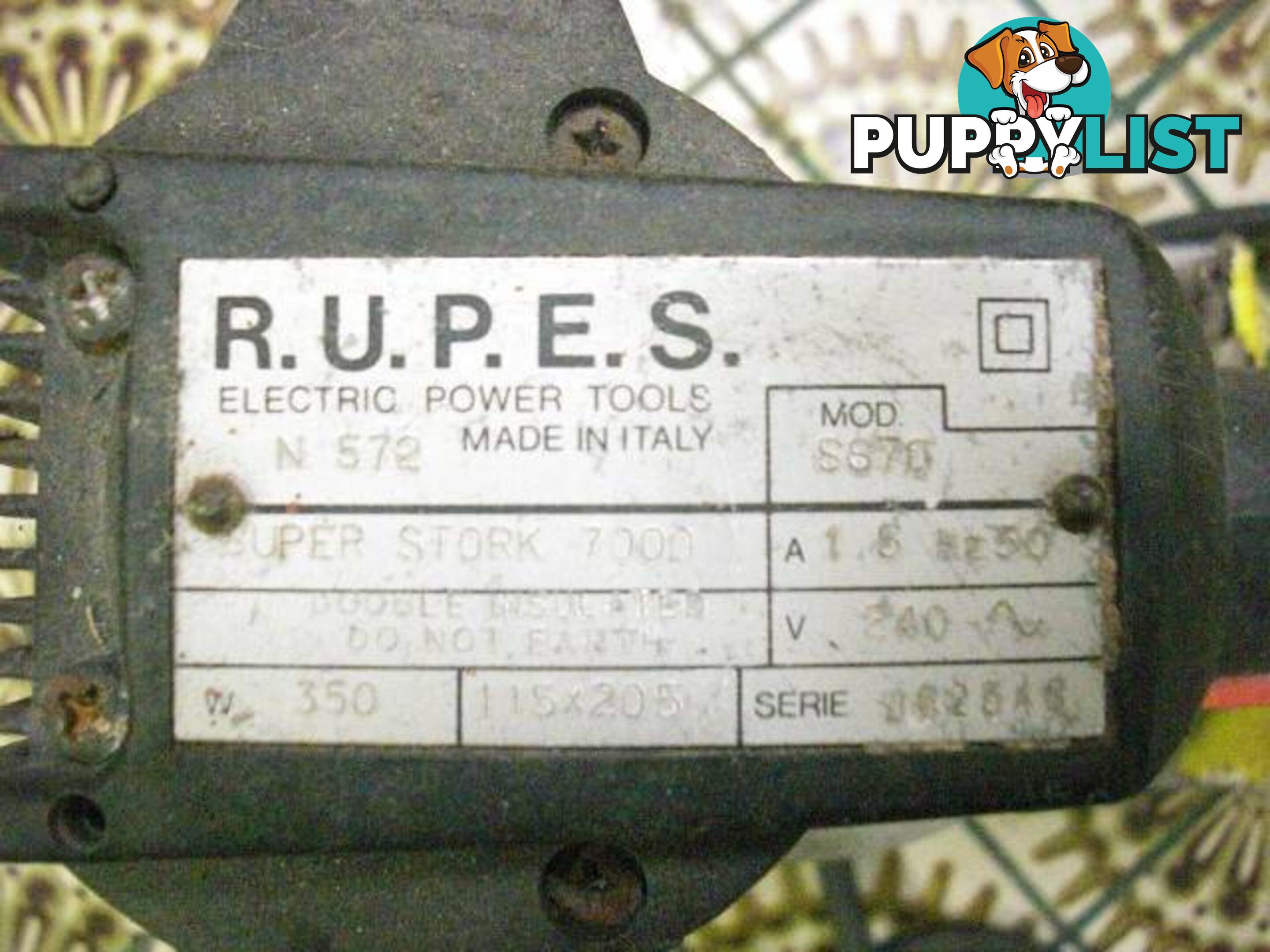 ..Rupes SSPF Electric Sander MADE IN ITALY pickup clayton 3168