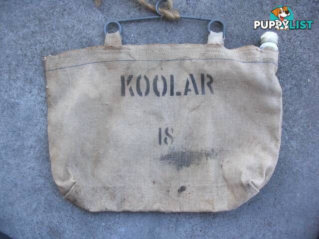 vintage koolar hessian water bag