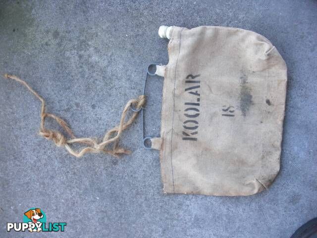 vintage koolar hessian water bag