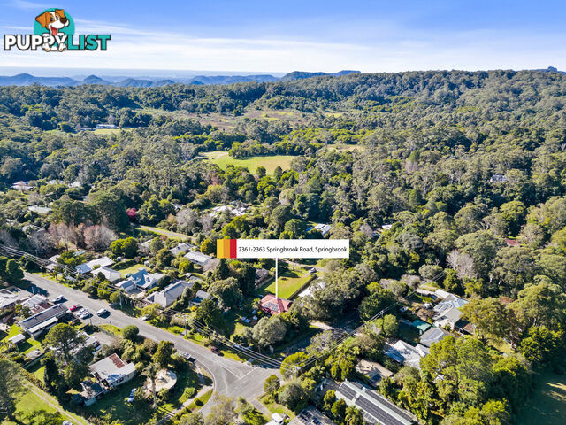 2361-2363 Springbrook Road SPRINGBROOK QLD 4213