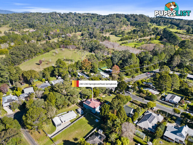 2361-2363 Springbrook Road SPRINGBROOK QLD 4213