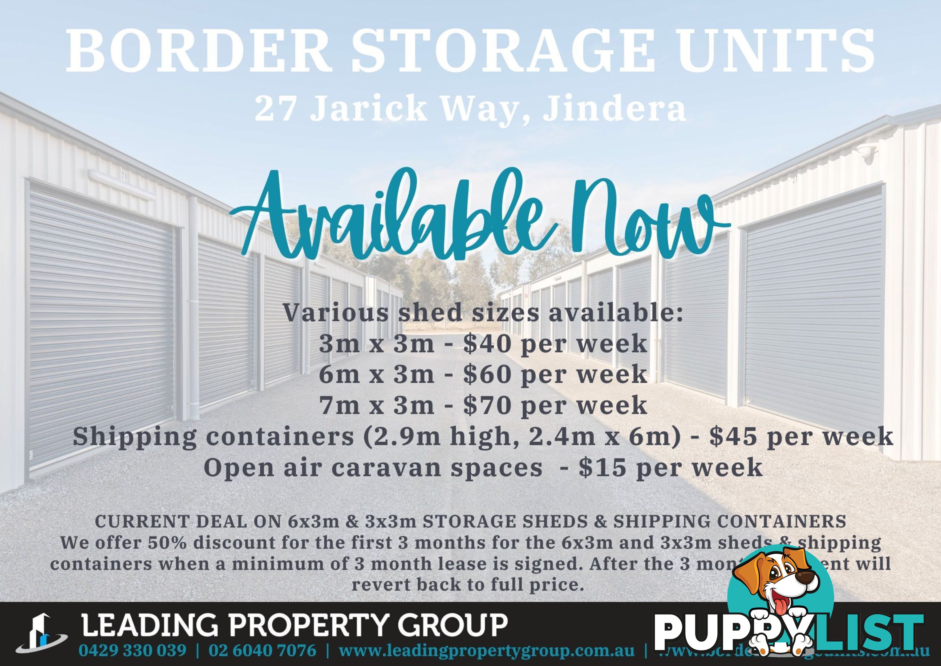 Border Storage Sheds 27 Jarick Way JINDERA NSW 2642