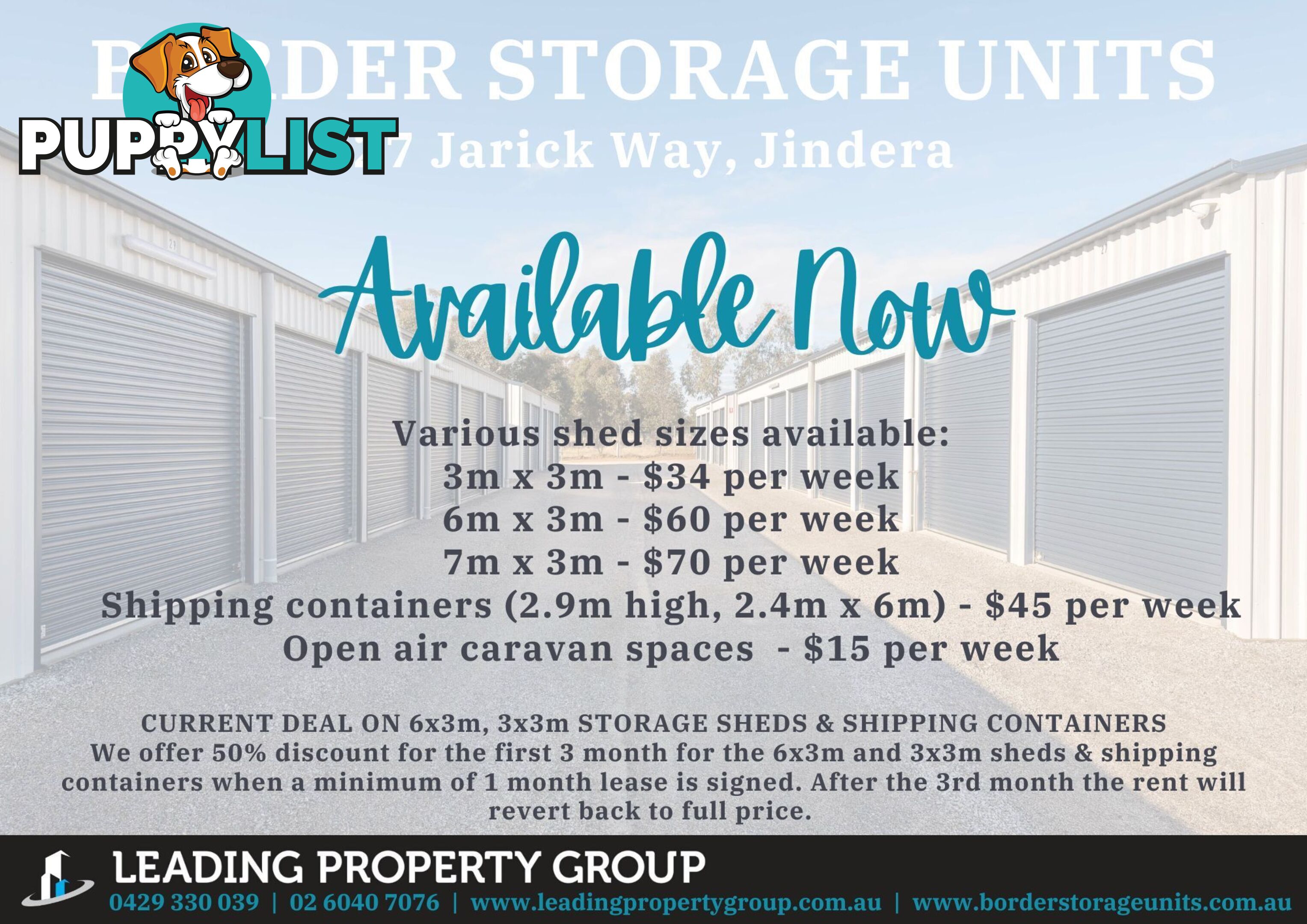 Border Storage Sheds 27 Jarick Way JINDERA NSW 2642