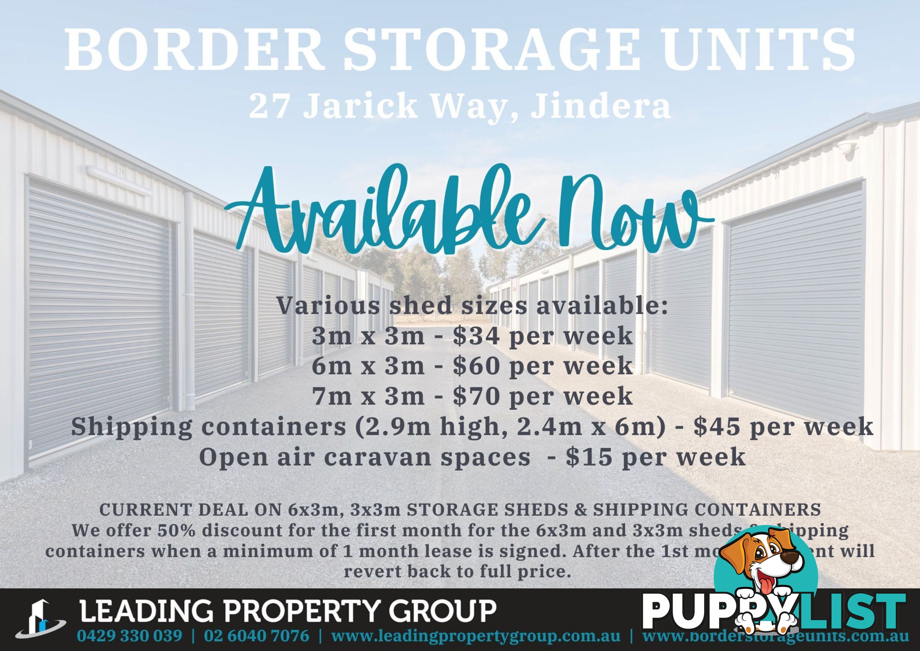 Border Storage Sheds 27 Jarick Way JINDERA NSW 2642