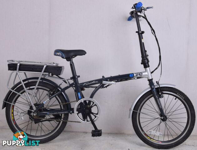 New 20 Inch Fat Tyre Folding Step Through Cruiser Electric Bike.