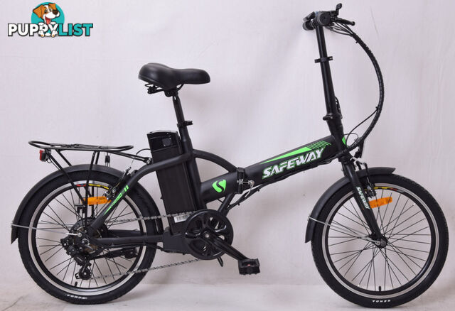 New 20 Inch Fat Tyre Folding Step Through Cruiser Electric Bike.