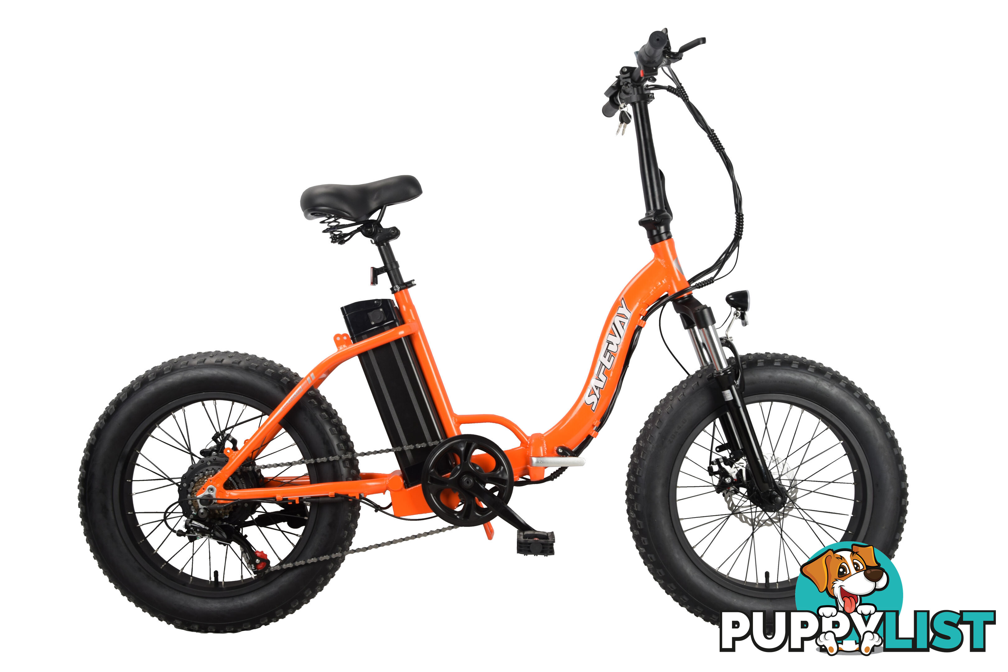 New 20 Inch Fat Tyre Folding Cruiser Electric Bike.