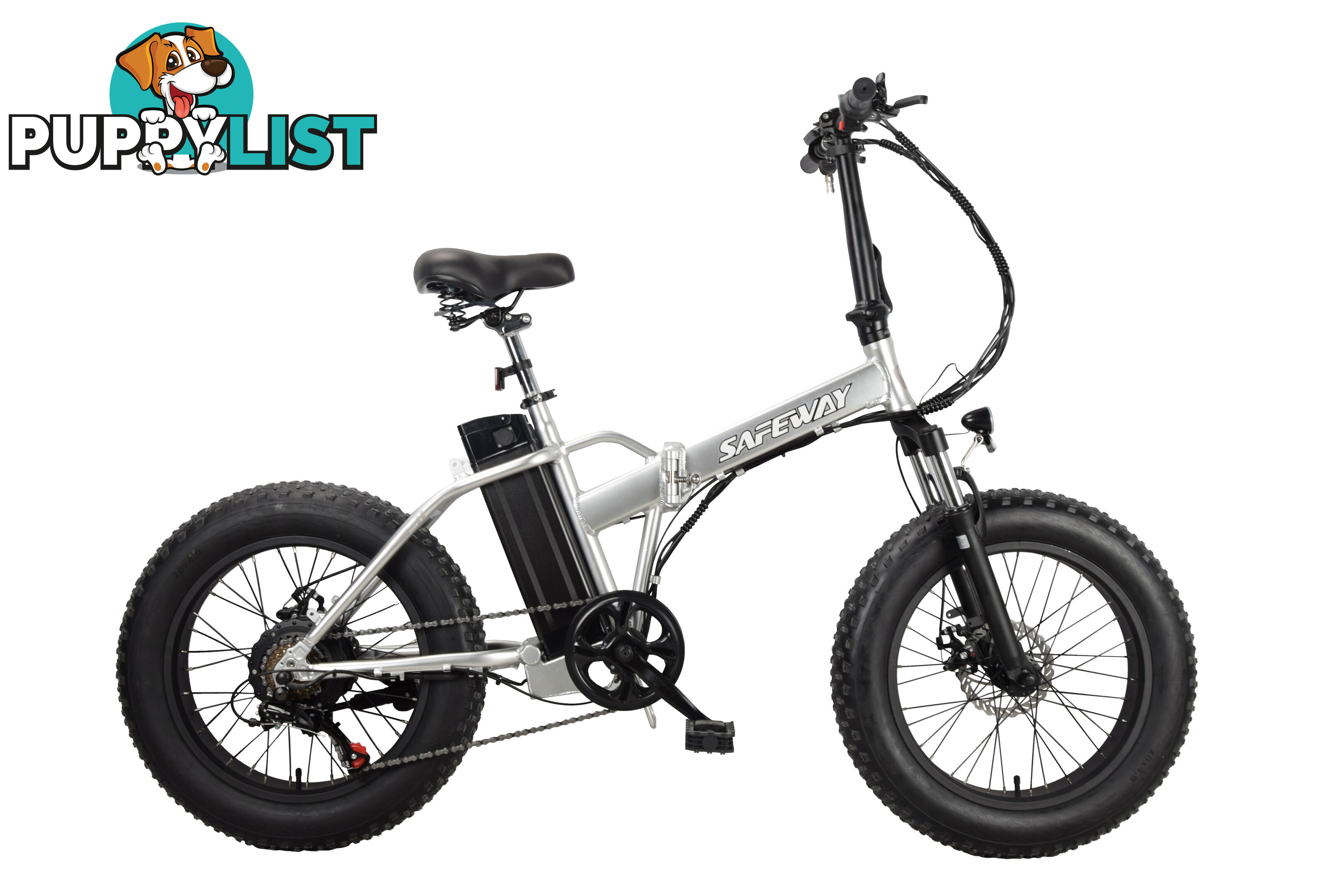 New 20 Inch Fat Tyre Folding Cruiser Electric Bike.
