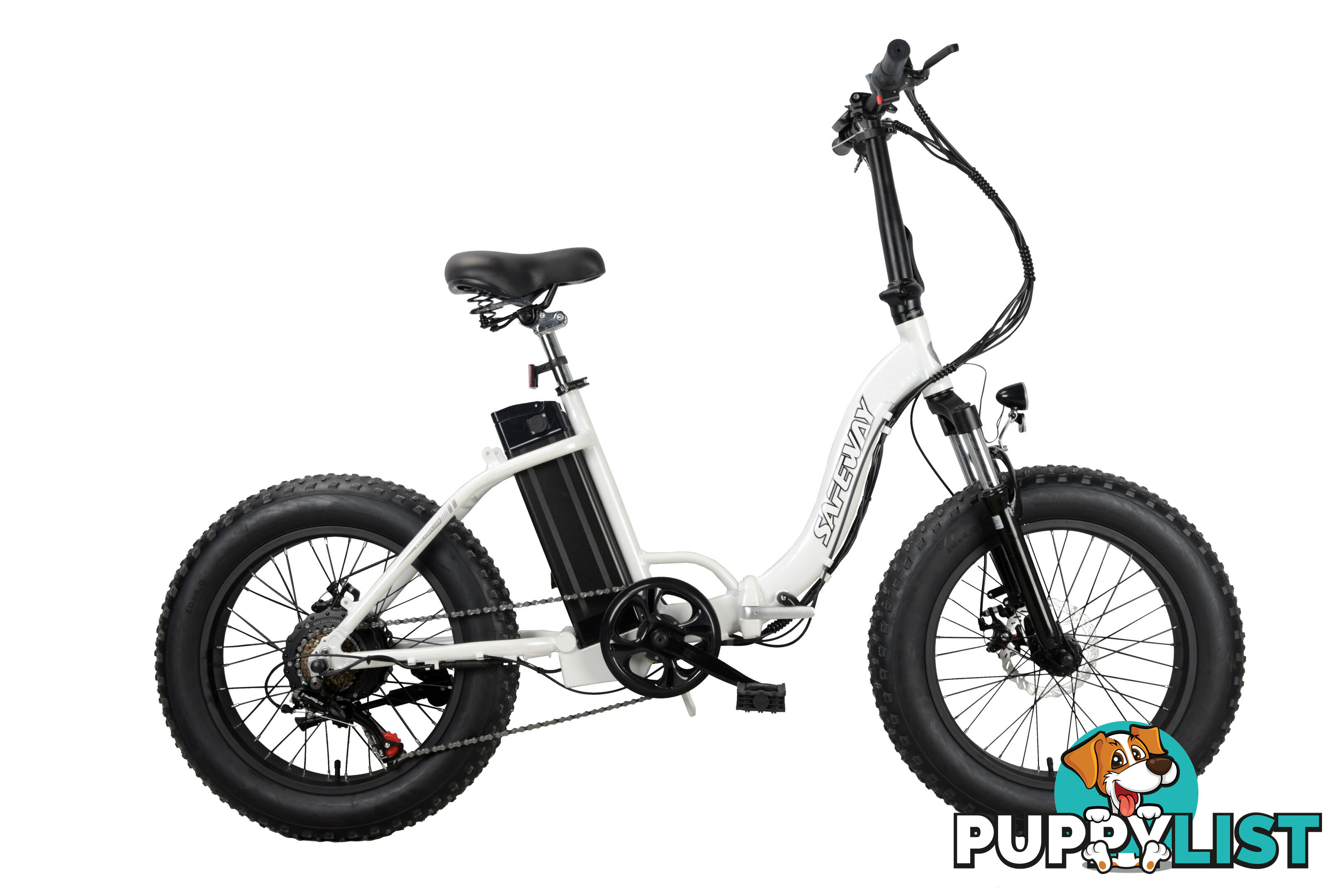 New 20 Inch Fat Tyre Folding Cruiser Electric Bike.