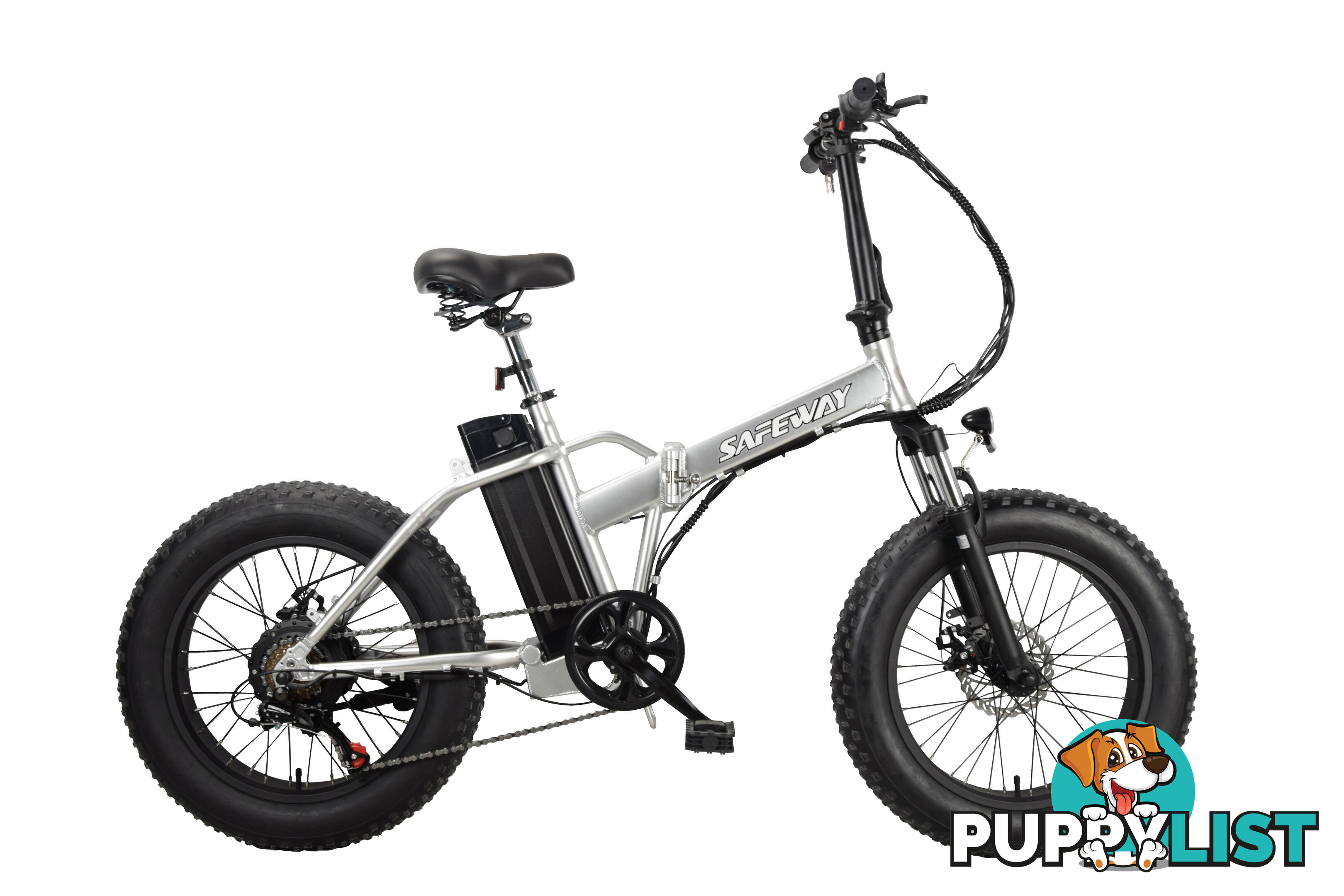 New 20 Inch Fat Tyre Folding Cruiser Electric Bike.