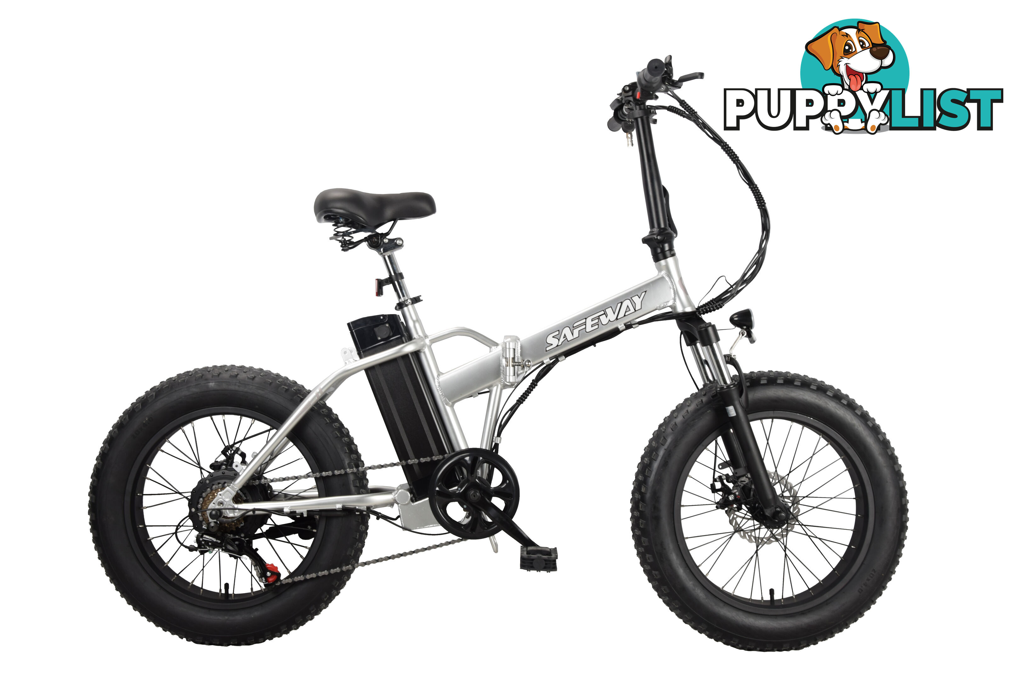 New 20 Inch Fat Tyre Folding Cruiser Electric Bike.