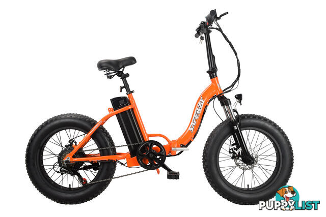 New 20 Inch Fat Tyre Folding Cruiser Electric Bike.