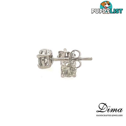 9ct White Gold, 0.52ct Diamond Earring