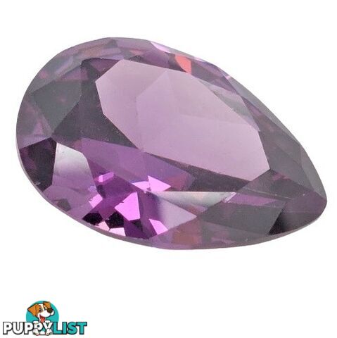 One Pear shaped Purple Synthetic Stone