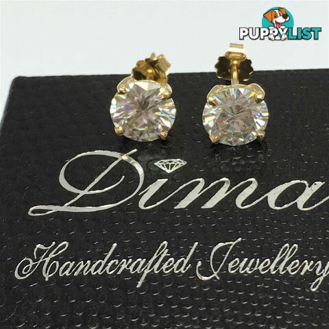 9ct Yellow Gold Stud Earrings