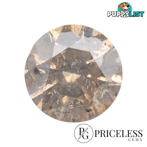 0.14ct Untreated Champagne Diamond