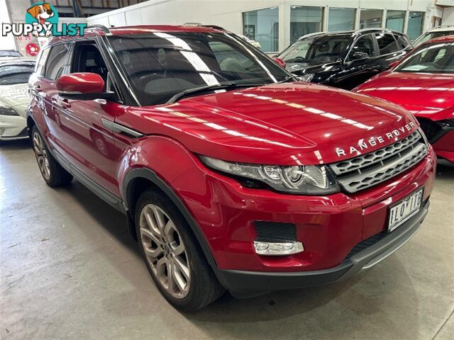 2012 LAND ROVER RANGE ROVER EVOQUE SD4 COMMANDSHIFT PUR L538 MY12 WAGON