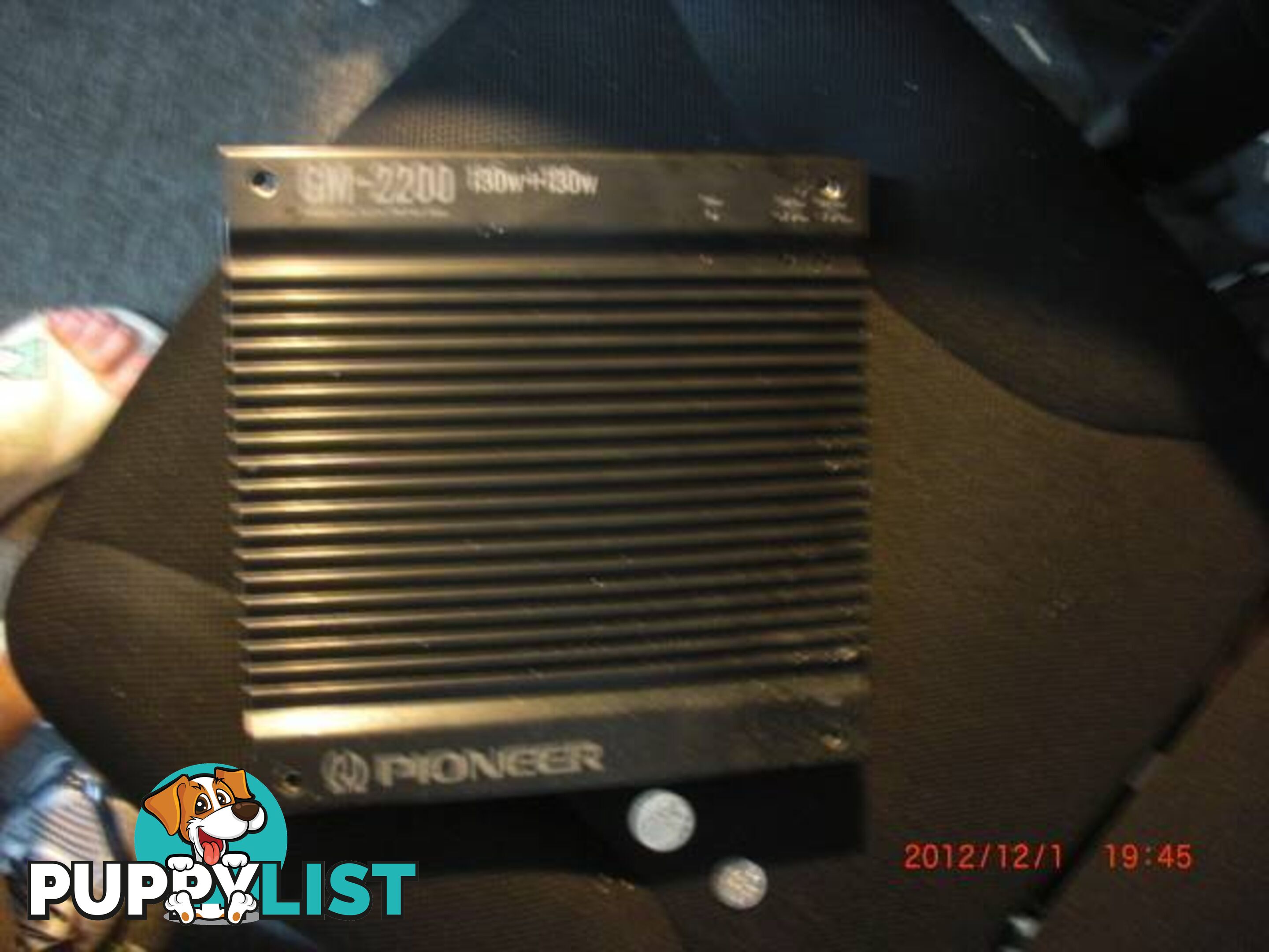 PIONEER GM-2200 AMPLIFIER 130W +130W VERY HEAVY WEIGHT