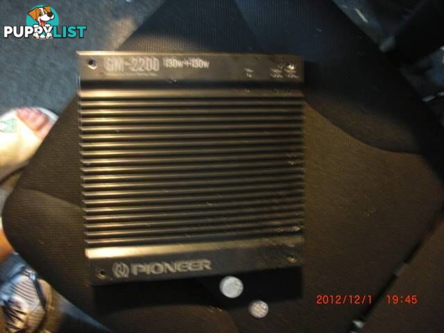 PIONEER GM-2200 AMPLIFIER 130W +130W VERY HEAVY WEIGHT