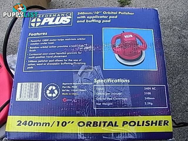 PERFORMANCE PLUS ORBITL POLISHER LARGE SIZE 240MM 10 INCH