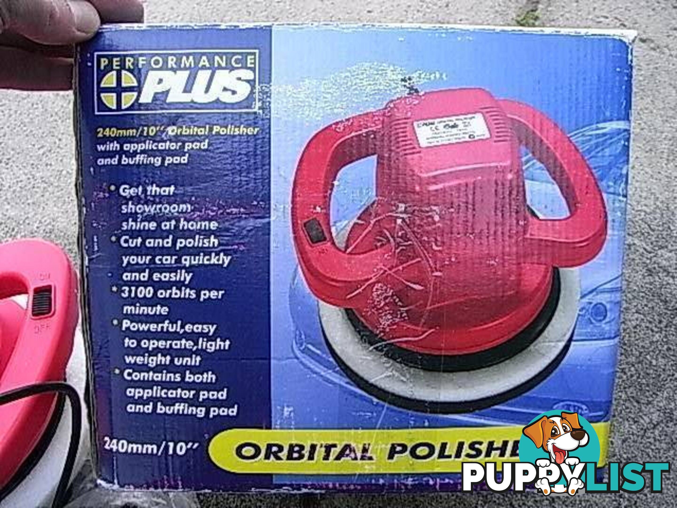 PERFORMANCE PLUS ORBITL POLISHER LARGE SIZE 240MM 10 INCH