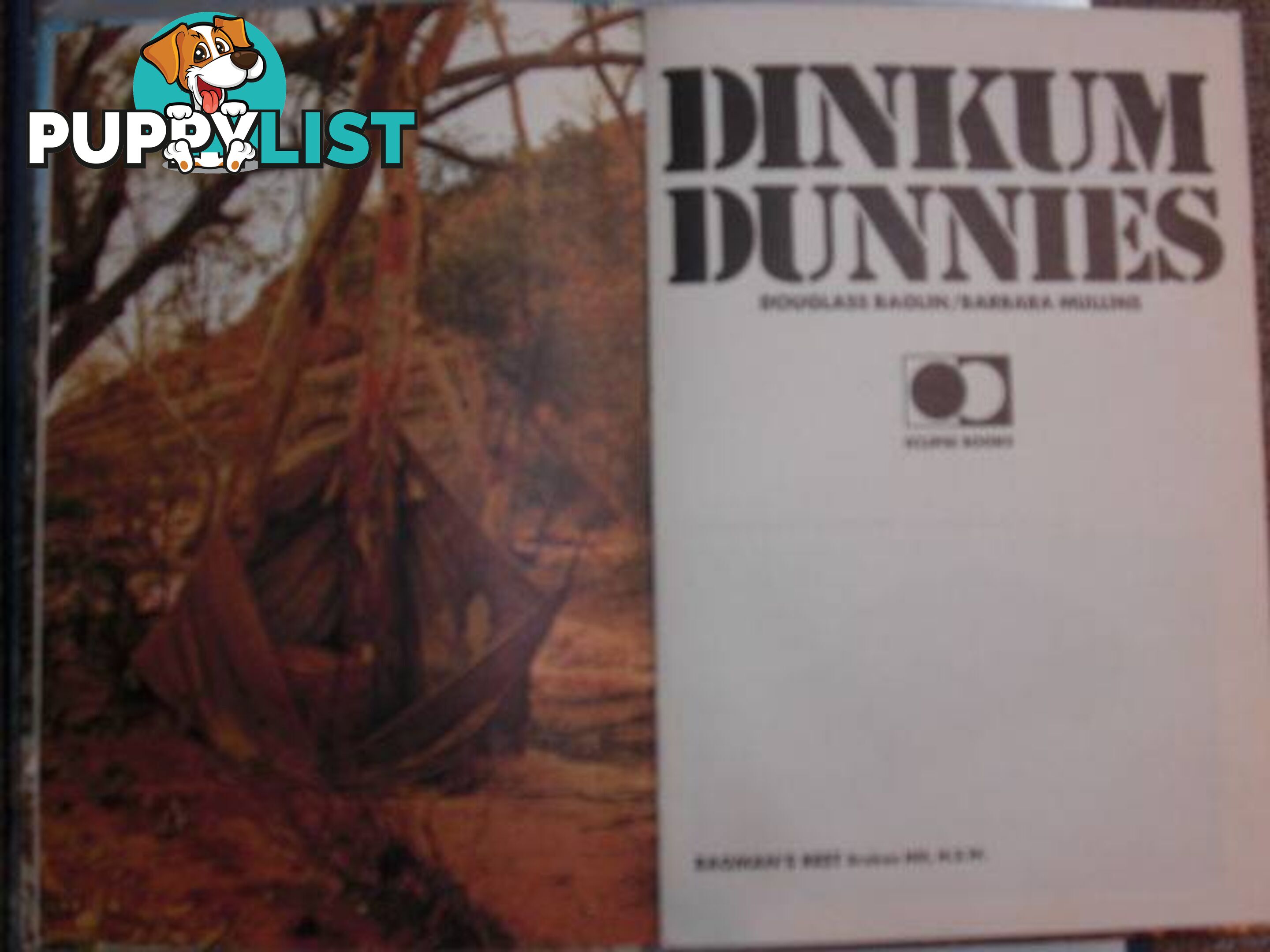 1974 DINKUM DUNNIES Vintage Pictorial Australiana Outback Book