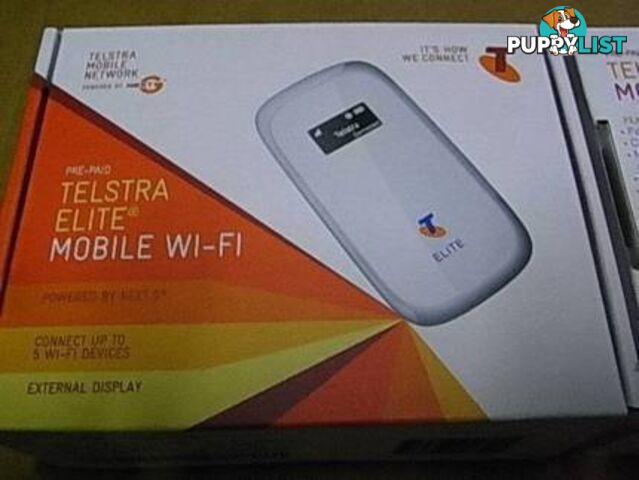 NEW PREPAID HOTSPOT Telstra Elite Mobile Wifi Modem WITH 3GB DATA