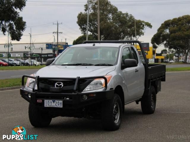 2014 MAZDA BT-50 XT (4X4) MY13  CAB CHASSIS