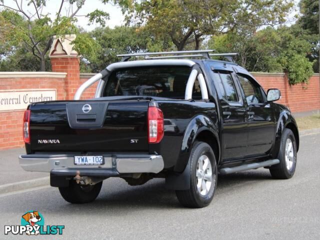 2012 NISSAN NAVARA ST (4X2) D40 MY12  DUAL CAB