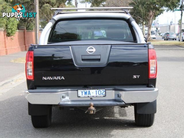 2012 NISSAN NAVARA ST (4X2) D40 MY12  DUAL CAB