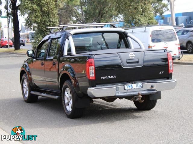 2012 NISSAN NAVARA ST (4X2) D40 MY12  DUAL CAB