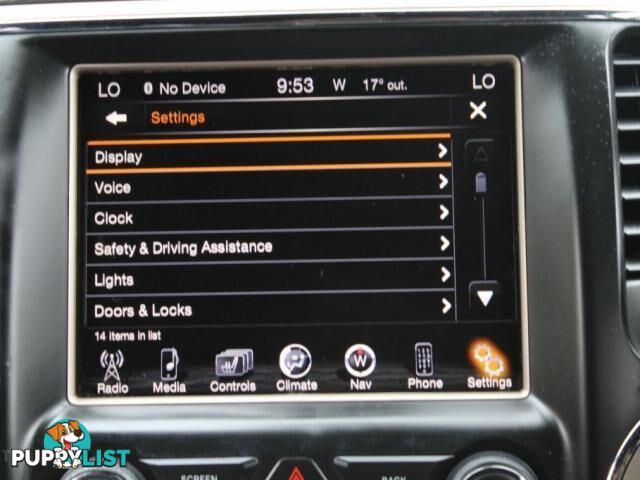 2015 JEEP GRAND CHEROKEE LIMITED (4X4) WK MY15  WAGON
