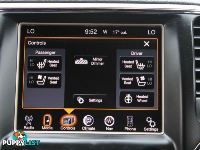 2015 JEEP GRAND CHEROKEE LIMITED (4X4) WK MY15  WAGON